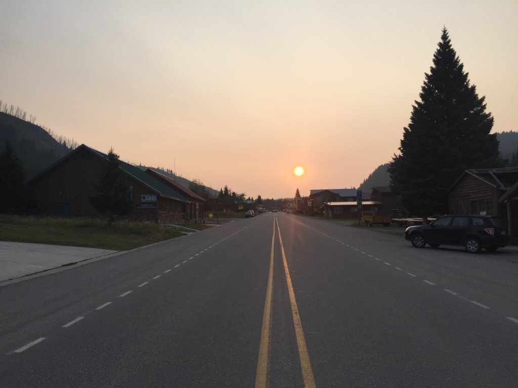 Cooke City, Montana at Sunrise